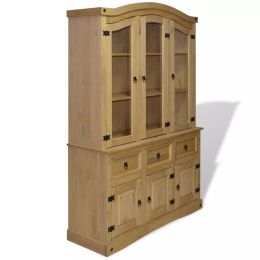 vidaXL Buffet & Hutch Mexican Pine Corona Range