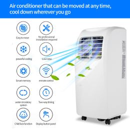 Free shipping ZOKOP 8000BTU  YPO2-09C 115.00V Air Conditioner ABS Side Outlet Mobile Portable Refrigeration White  YJ