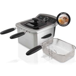 4L Deep Fryer; Stainless Steel; Electric