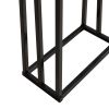 Metal Freestanding Towel Rack 3 Tiers Hand Towel Holder Organizer for Bathroom Accessories; Black