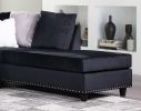 Martha Reversible Sectional Made with Wood in Black