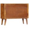 vidaXL Sideboard with Printed Pattern 35.4"x11.8"x27.6" Solid Mango Wood