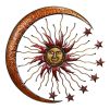 Metal Sun Moon Wall decor Makes The Room Feel Natural