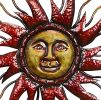 Metal Sun Moon Wall decor Makes The Room Feel Natural