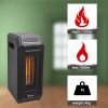 18" H Infrared Quartz Heater - ETL 1000W/1500W Portable Space Heater with 3 Heat Settings, Remote Control, 24H Programmable Timer, Rome Heater For Off