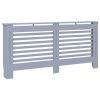 vidaXL Radiator Cover Anthracite 67.7"x17.5"x31.9" MDF