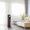 24" H Electric Space Heater - 750W/1500W ETL Infrared Quartz Heater and Fan With 3 Heat Settings, Remote Control, Digital Control Panel With Auto Ther