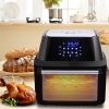 Air Fryer Oven Family Size 16.91Quarts / 16L 1800W 8 in 1 Cooking Features Black