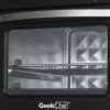 Geek Chef Air Fryer 10QT, Countertop Toaster Oven, 4 Slice Toaster Air Fryer Oven Warm, Broil, Toast, Bake, Air Fry, Oil-Free, Black Stainless Steel,