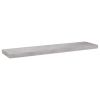 vidaXL Floating Wall Shelves 2 pcs Concrete Gray 35.4"x9.3"x1.5" MDF