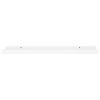 vidaXL Picture Frame Ledge Shelves 2 pcs White 23.6"x3.5"x1.2" MDF