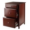 Delta File Cabinet Walnut