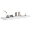 vidaXL Floating Wall Shelves 2 pcs White 31.5"x9.3"x1.5" MDF