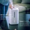 Bedroom Humidifier; Ultrasonic Cool and Warm Mist Evaporator with Water Filter; Essential Oils and Smart Control Remote