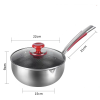 Kitchen & Dining Cookware Stainless Steel Snow Pan