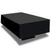 vidaXL Coffee Table High Gloss Black