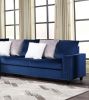 Martha Reversible Sectional Made with Wood in Blue