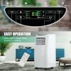 8,000 BTU Portable Air Conditioner with Sleep Mode and Dehumidifier Function