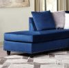 Martha Reversible Sectional Made with Wood in Blue