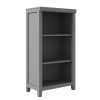 3-Tier Open Shelf Bookcase Storage Cabinet Nightstand for Bedroom Living room Home; Gray