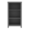 3-Tier Open Shelf Bookcase Storage Cabinet Nightstand for Bedroom Living room Home; Gray