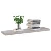 vidaXL Floating Wall Shelves 2 pcs Concrete Gray 35.4"x9.3"x1.5" MDF