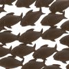 Metal Fish Wall decor 53 inch W; 20 inch H Wall decor