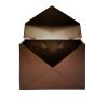 Spacious Envelope Shaped Wall Mount Iron Mail Box; Copper Finish