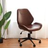 Office Home Leisure Mid-back Upholstered Rolling Chair