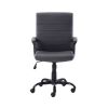 Bonded leather mid-back manager office chair in various finishes