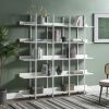 [VIDEO] 5 Tier Bookcase Home Office Open Bookshelf, Vintage Industrial Style Shelf with Metal Frame, MDF Board