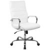 High Back Leather Soft Executive Swivel Office Chair with Frame and Armrests; Various Options