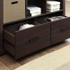 6 cube storage bookcase organizer with drawers in various finishes