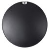 SDKOA Large Round Mirror 32 Inch with Black Aluminum Frame for Wall Decor, Bathroom Big Circle Mirror Modern Style Wall Hanging for Bedroom, Living Ro