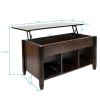 Modern furniture hidden compartment and lift tablet table