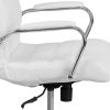 High Back Leather Soft Executive Swivel Office Chair with Frame and Armrests; Various Options