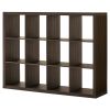 12 Cube Organizer; Grey; Natural; Rustic Grey; Tobacco Oak; White Texture