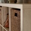 12 Cube Organizer; Grey; Natural; Rustic Grey; Tobacco Oak; White Texture