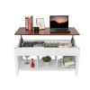 Modern furniture hidden compartment and lift tablet table