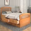 Twin Size Platform Storage Bed Solid Wood Bed with 6 Drawers