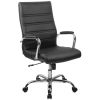 High Back Leather Soft Executive Swivel Office Chair with Frame and Armrests; Various Options