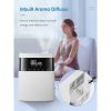 Humidifier; 5.5L Warm and Cool Mist Humidifier for Bedroom; Customizable Humidity; Essential Tray; 12 Hour Timer; for Living Room; Office and Nursery