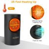 300W Portable Electric Heater Mini Heating Unit Fan Portable Floor Desktop Air Fan Heater