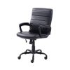 Bonded leather mid-back manager office chair in various finishes