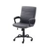 Bonded leather mid-back manager office chair in various finishes