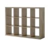 12 Cube Organizer; Grey; Natural; Rustic Grey; Tobacco Oak; White Texture