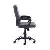 Bonded leather mid-back manager office chair in various finishes