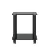 1-Piece Side Table ;  2-Tier Space End Table ; Modern Night Stand;  Sofa table;  Side Table with Storage Shelve