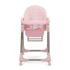 Convertible High Chair on Wheels with Removable Tray;  Height and Angle Adjustment for Baby And Toddler