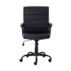 Bonded leather mid-back manager office chair in various finishes